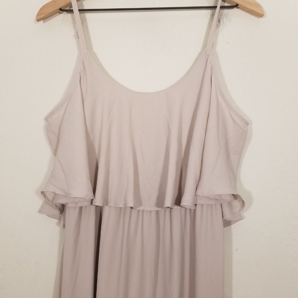 Show Me Your MuMu Caitlin Ruffle Maxi Dress Size M - Picture 4 of 7